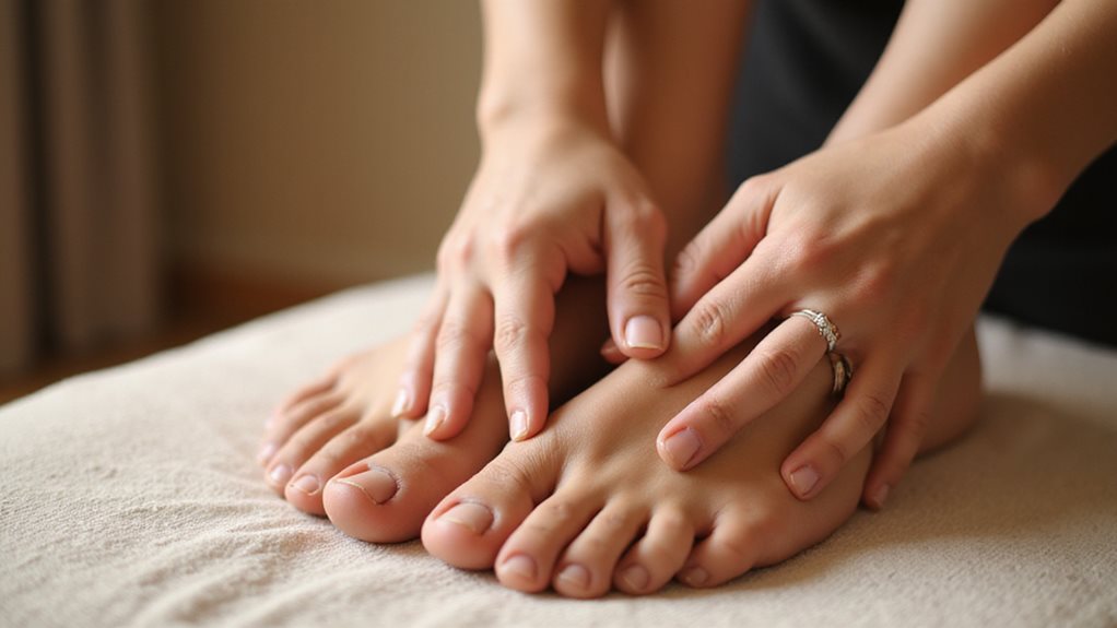 foot reflexology zone mapping