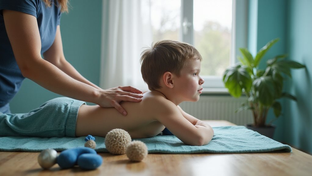 massage promotes sensory integration