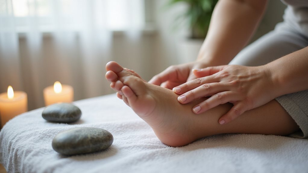reflexology alleviates chronic pain