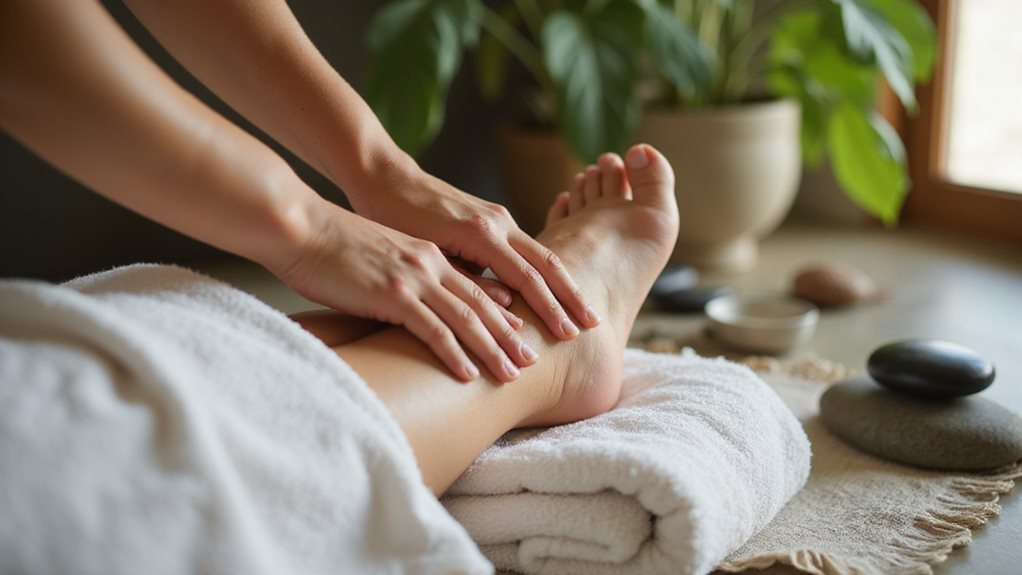 reflexology enhances circulation detoxification