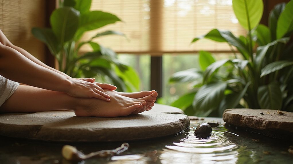 reflexology enhances toxin removal