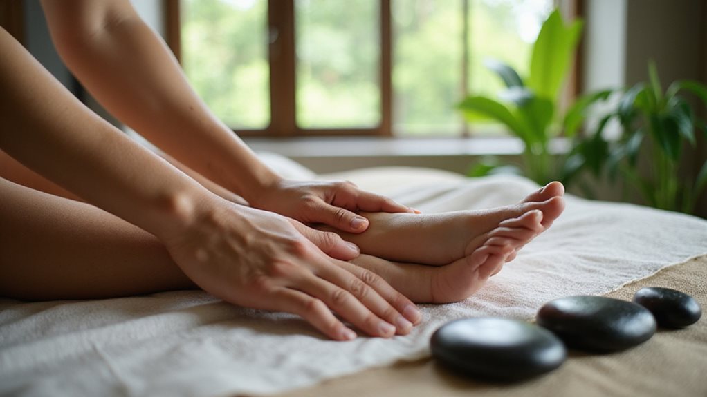 reflexology naturally calms anxiety