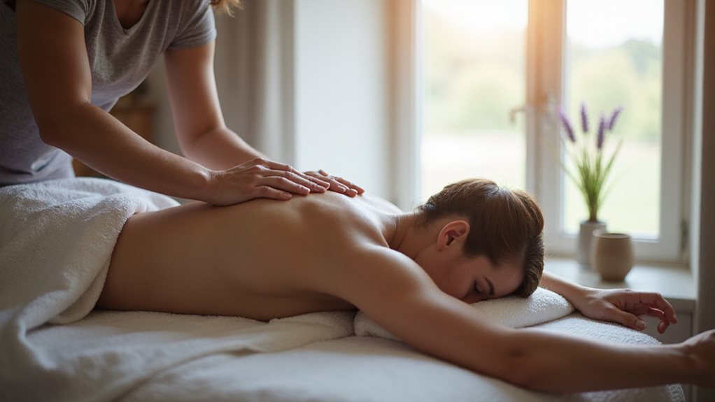 therapeutic massage enhances well being