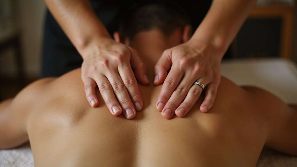 cross fiber friction therapy technique